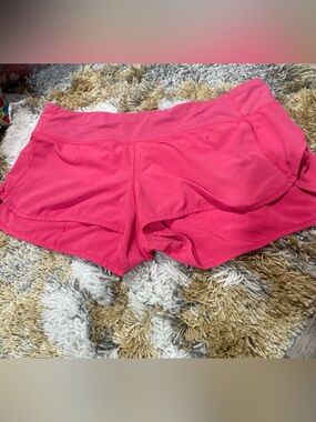 lululemon athletica Women's Pink Athletic Speed Shorts 2.5”